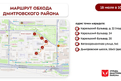 Обход территории района 18 июля