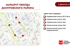 Обход территории района 1 августа