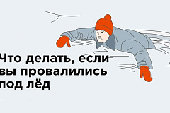 Что делать, если вы провалились под лед